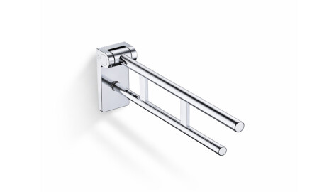 Stützhandlauf für Menschen mit Behinderungen, Ø 32, klappbar, PREMIUM – 60 cm / polierter Edelstahl