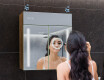 Spiegelschrank mit LED Beleuchtung - L02 Emily 66,5 x 72cm #7