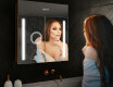 Spiegelschrank mit LED Beleuchtung - L02 Emily 66,5 x 72cm #9