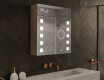 Spiegelschrank mit LED Beleuchtung - L03 Emily 66,5 x 72cm