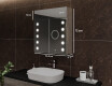 Spiegelschrank mit LED Beleuchtung - L06 Emily 66,5 x 72cm #2