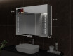 Smart Spiegelschrank mit LED Beleuchtung - L55 Sarah 100 x 72cm #3