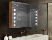 Spiegelschrank mit LED Beleuchtung - L03 Emily 100 x 72cm