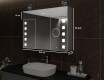 Spiegelschrank mit LED Beleuchtung - L03 Emily 100 x 72cm #2