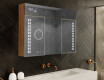 Spiegelschrank mit LED Beleuchtung - L55 Emily 100 x 72cm
