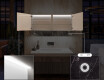 Bad Spiegelschrank Lily mit LED Beleuchtung - 2-türig 100 x 72,5cm #5
