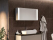 Spiegelschrank mit LED Beleuchtung Sofia 100 x 50cm