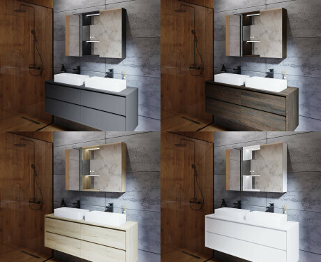 Spiegelschrank mit LED Beleuchtung Lisa 100 x 70cm #4