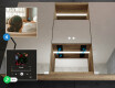 Spiegelschrank mit LED Beleuchtung Lisa 100 x 70cm #8