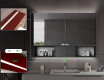Bad Spiegelschrank Emma mit LED Beleuchtung - 2-türig 100 x 72cm #7
