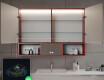 Bad Spiegelschrank Emma mit LED Beleuchtung - 2-türig 100 x 72cm #9