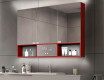 Bad Spiegelschrank Emma mit LED Beleuchtung - 3-türig 100 x 72cm