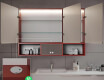 Bad Spiegelschrank Emma mit LED Beleuchtung - 3-türig 100 x 72cm #10