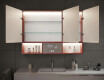 Bad Spiegelschrank Emma mit LED Beleuchtung - 3-türig 100 x 72cm #12