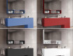 Bad Spiegelschrank Emma mit LED Beleuchtung - 3-türig 100 x 72cm #4