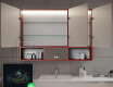 Bad Spiegelschrank Emma mit LED Beleuchtung - 3-türig 100 x 72cm #9