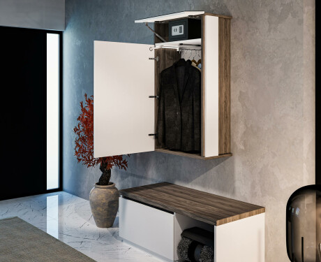 Kleiderschrank - Marie 60 x 110cm #10