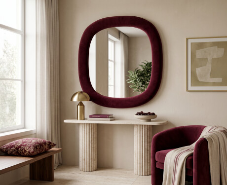 Designer-Spiegel mit Polsterung - Velora Arco #3
