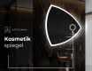 Unregelmäßiger asymmetrischer Spiegel mit LED Beleuchtung T222 #6