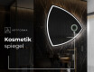Unregelmäßiger asymmetrischer Spiegel mit LED Beleuchtung T223 #6