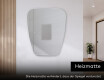 Unregelmäßiger asymmetrischer Spiegel mit LED Beleuchtung Z221 #8