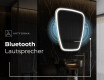 Unregelmäßiger asymmetrischer Spiegel mit LED Beleuchtung Z222 #6