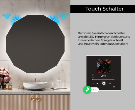 Runder Badspiegel mit LED Beleuchtung L112 #7