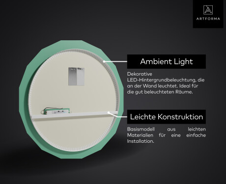 Runder Badspiegel mit LED Beleuchtung L192 #4