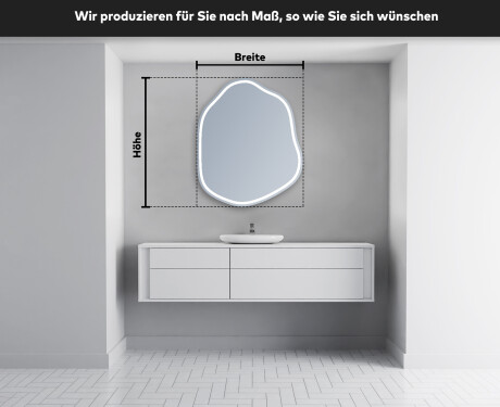 Unregelmäßige dekorativer spiegel Flur modern E223 #5