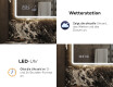Abgerundeter Badspiegel mit LED Beleuchtung L141 #7